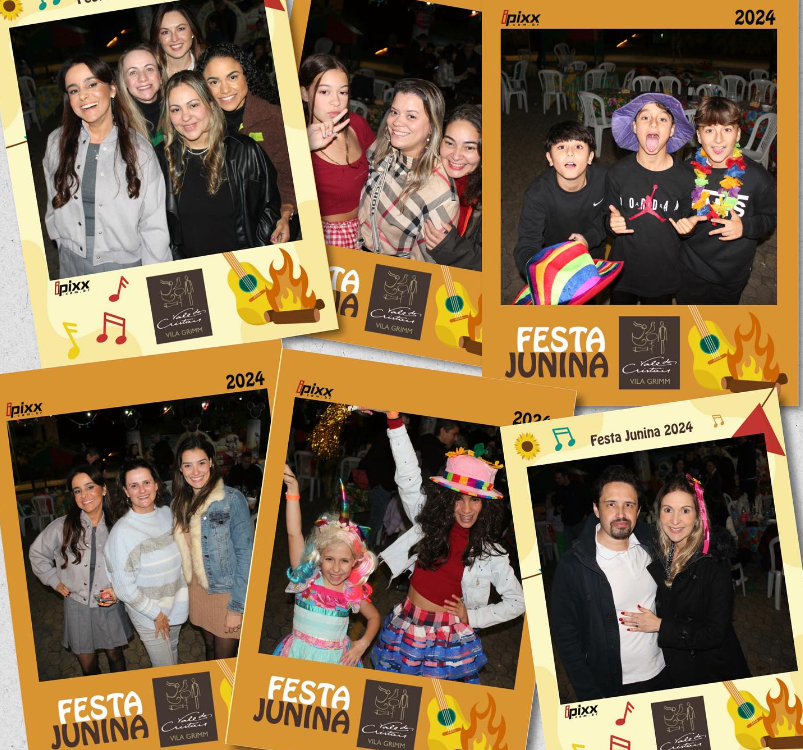 FESTA JUNINA VILA GRIMM NOVA LIMA TOTEM CABINE FOTO FOTOGRAFIA REVELACAO DE FOTO NA HORA POLAROID BELO HORIZONTE KBINE BH MG PLATAFORMA 360 INSTAPIXX FOTO NA HORA